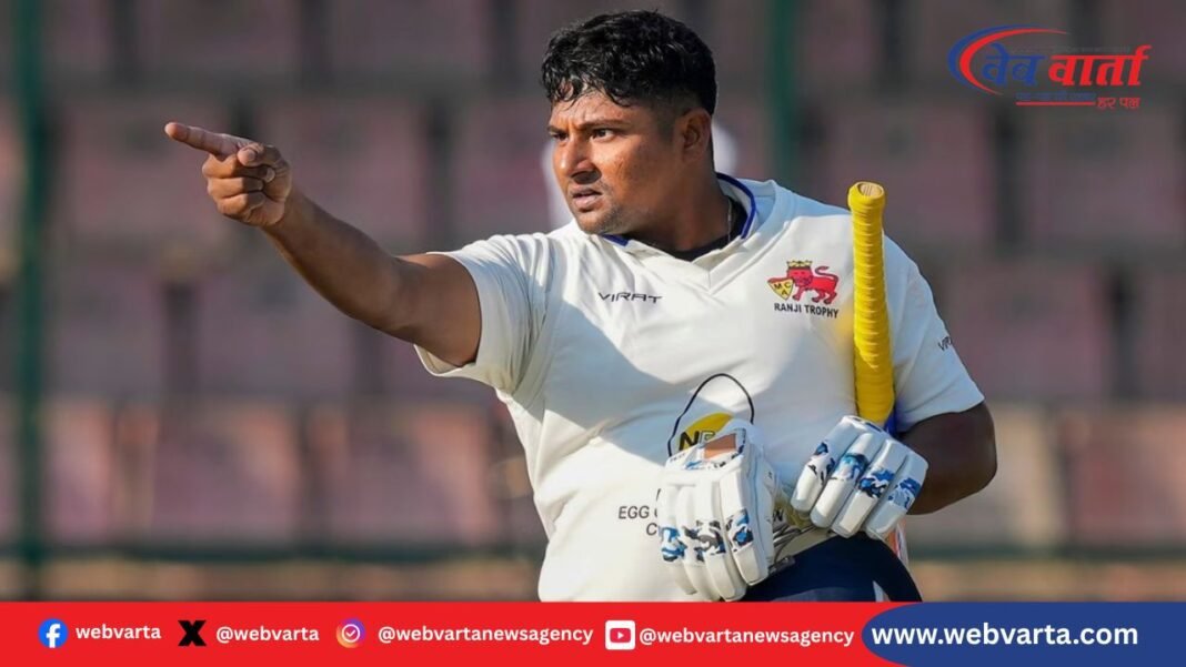 sarfaraz-khan-india-a-selection-controversy-owaisi-shama-mohammed-ashwin-2025 सरफराज खान सिलेक्शन विवाद ओवैसी शमा मोहम्मद