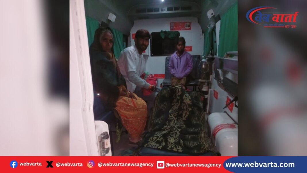 102 Ambulance Emergency Delivery Hardoi 102 एंबुलेंस में इमरजेंसी डिलीवरी हरदोई जच्चा बच्चा सुरक्षित