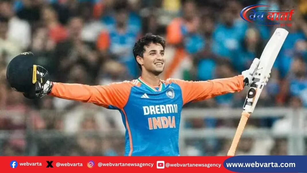 Abhishek Sharma Six Hitting Record T20 न्यूजीलैंड के खिलाफ छक्के लगाते अभिषेक शर्मा