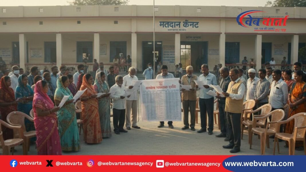 Balrampur Matdata Suchi Vachan 18 January 2026 बलरामपुर में मतदाता सूची वाचन कार्यक्रम
