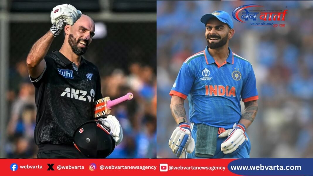 ICC ODI Rankings: आईसीसी वनडे रैंकिंग में विराट कोहली को पछाड़कर नंबर-1 बने डेरिल मिशेल