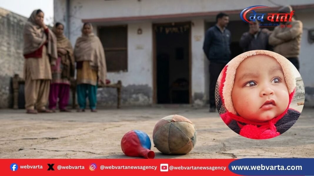 हरदोई में गुब्बारा गले में फंसने से मासूम की मौत की घटना
