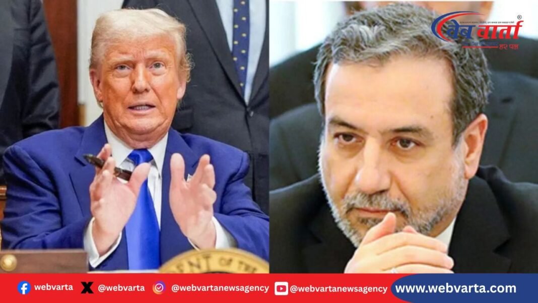 Iran Protests Foreign Minister Claims Control Blames Trump ईरान विरोध प्रदर्शन विदेश मंत्री स्थिति नियंत्रण में दावा ट्रंप पर आरोप