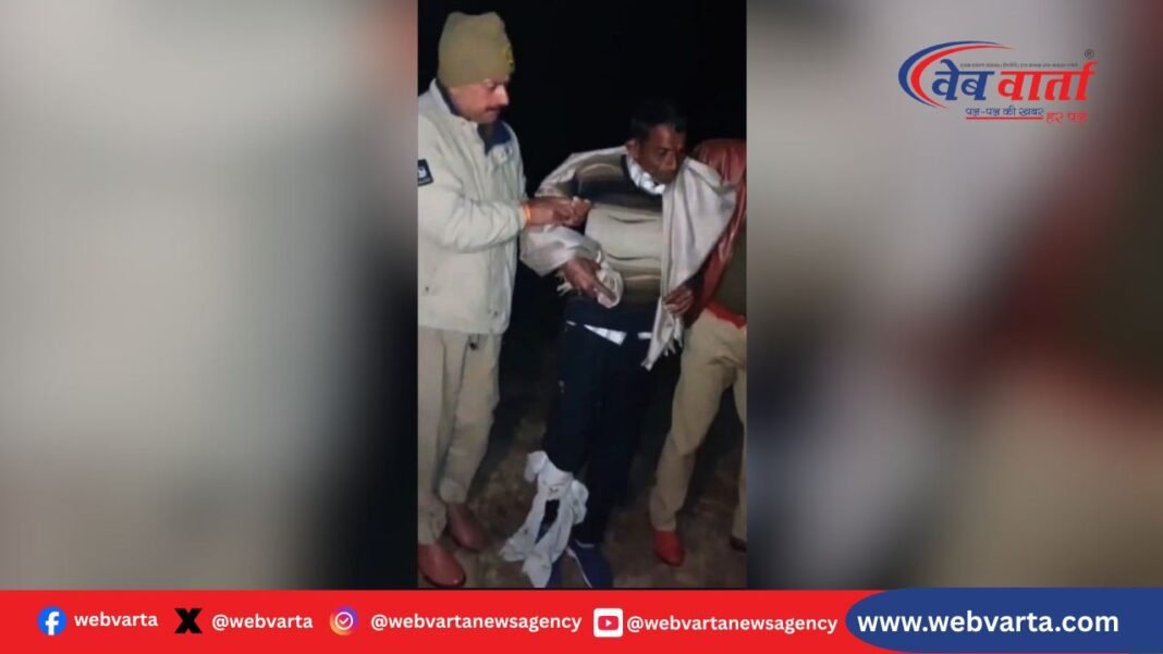 हरदोई में पुलिस मुठभेड़ में शातिर पशु तस्कर गुड्डू गिरफ्तार, पैर में लगी गोली