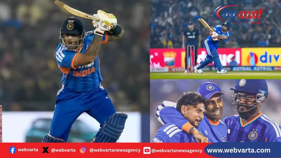 भारत बनाम न्यूजीलैंड दूसरे टी20 में ईशान किशन और सूर्यकुमार यादव की शानदार बल्लेबाज़ी
