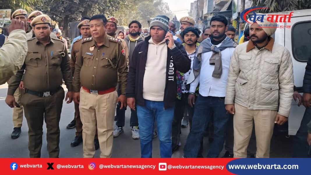 sonipat-anti-encroachment-drive-2026 सोनीपत ट्रैफिक पुलिस अतिक्रमण हटाओ अभियान मुरथल बस स्टैंड