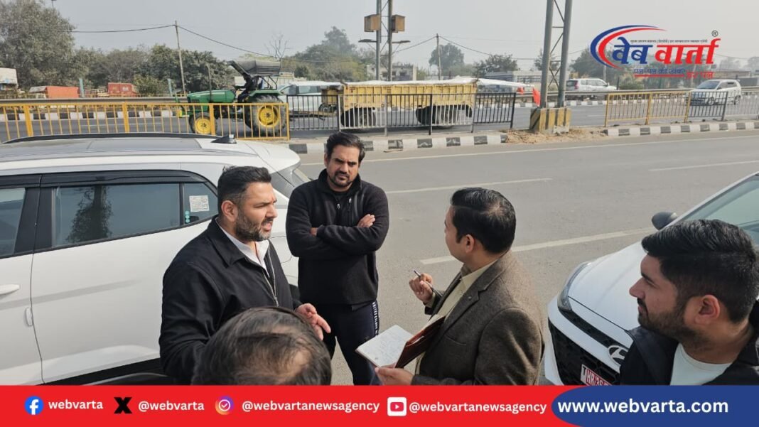 सोनीपत विधायक निखिल मदान नया बस स्टैंड जाट जोशी दौरा 2026