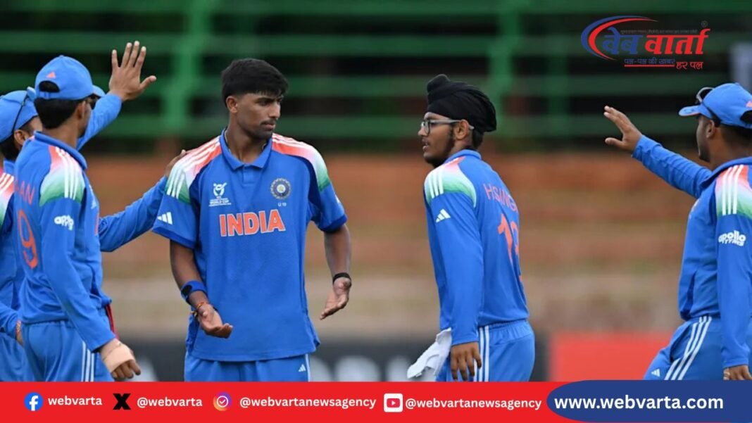 अंडर-19 वर्ल्ड कप 2026 में भारत और अफगानिस्तान शीर्ष पर, पाकिस्तान हारा