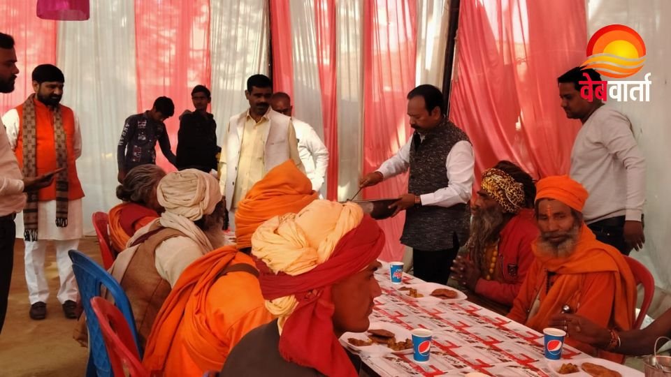 हरदोई के कोथावां में 84 कोसी परिक्रमा का तीसरा पड़ाव