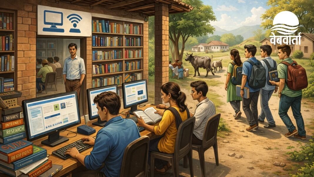 देवरिया में ग्रामीण क्षेत्रों में डिजिटल लाइब्रेरी योजना