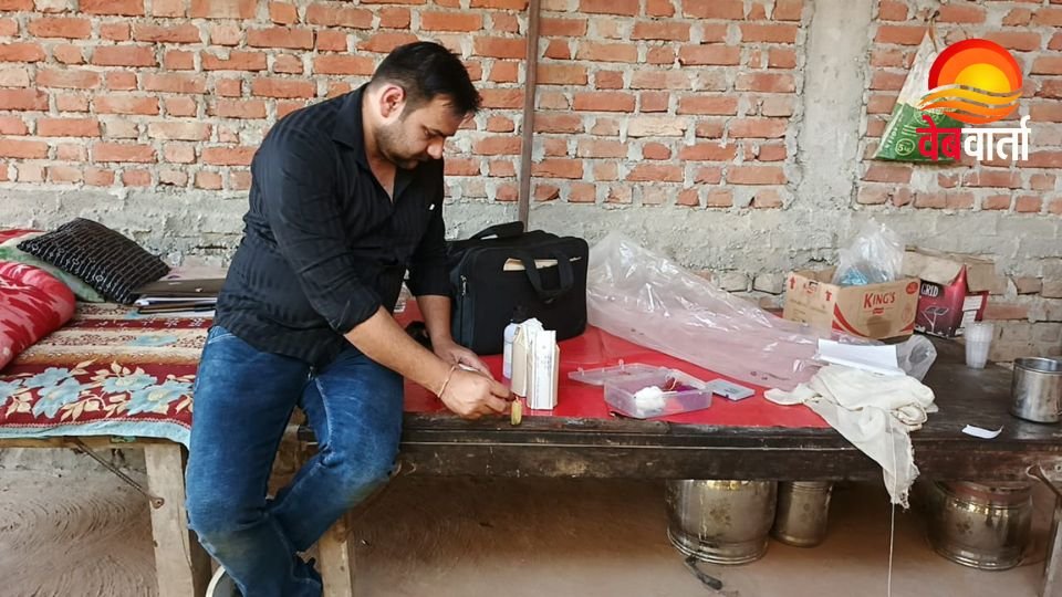 बझेड़ा छेना भंडार पर Food Department Raid