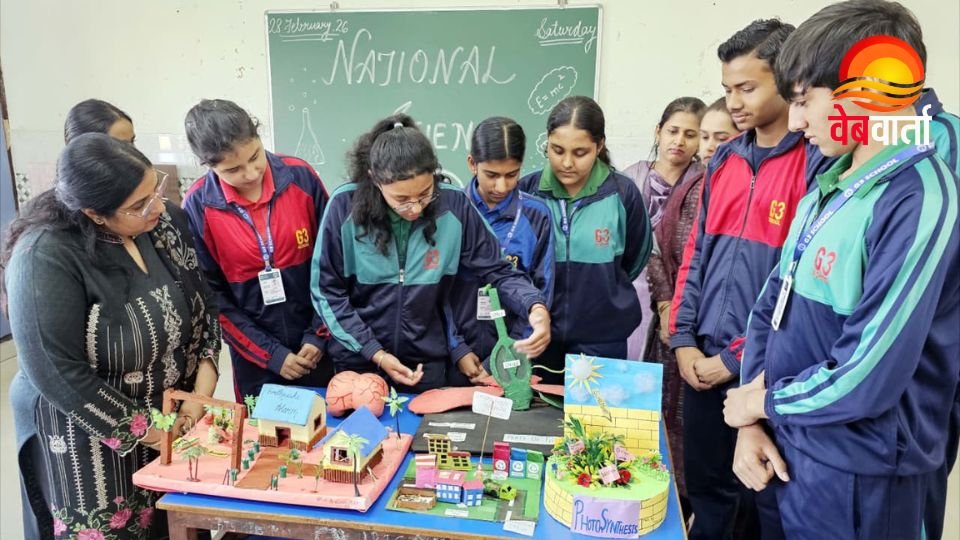 Gyan ganga Global School Sonipat National Science Day Exhibition ज्ञान गंगा ग्लोबल स्कूल राष्ट्रीय विज्ञान दिवस 2026 Sonipat Science Exhibition