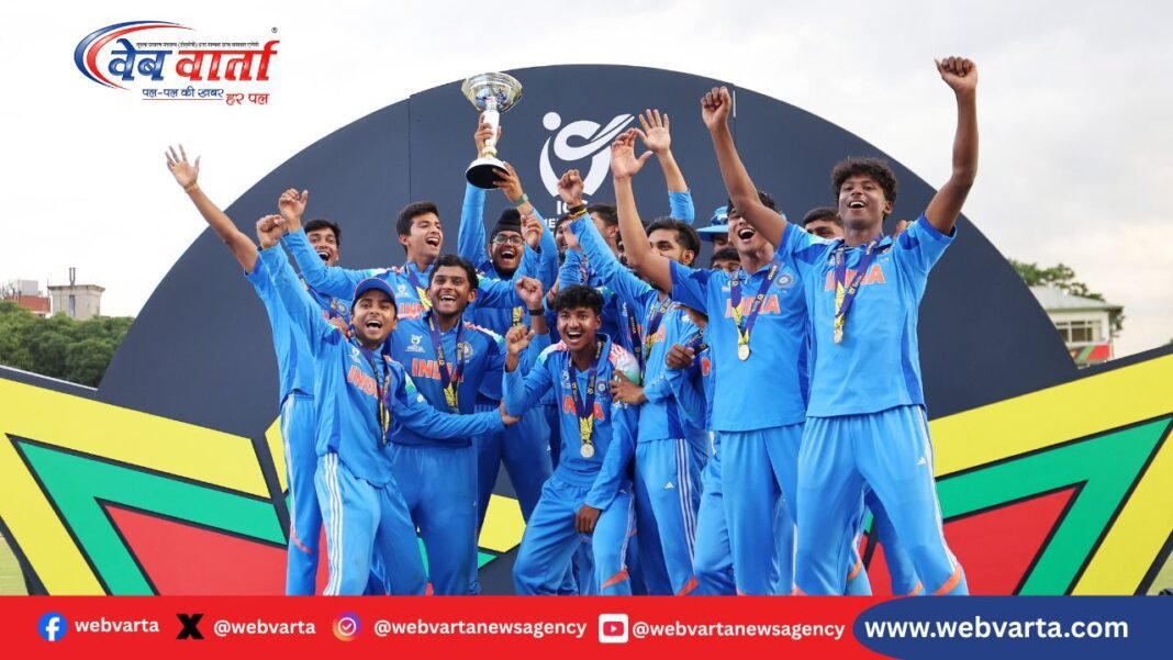 भारत ने जीता U19 विश्व कप 2026: इंग्लैंड पर 100 रन से धमाकेदार जीत, वैभव सूर्यवंशी का विस्फोटक 175 रनों का शतक