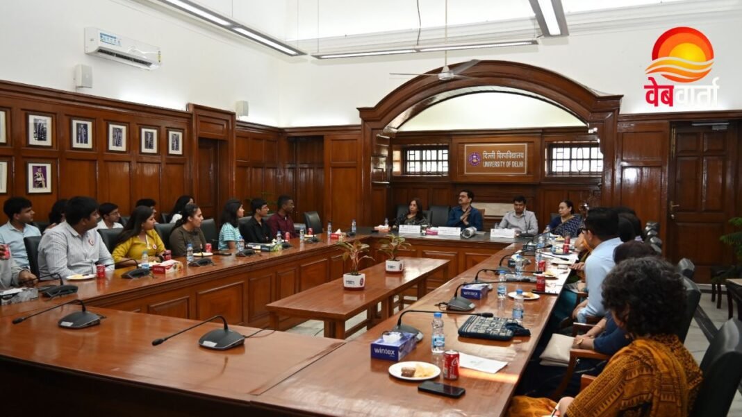 Ashtalakshmi Youth Exchange Program – डीयू कुलपति योगेश सिंह का संवाद