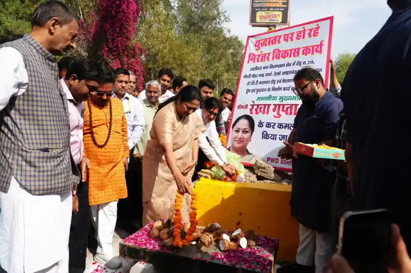 CM Rekha Gupta Shalimar Bagh Development Projects