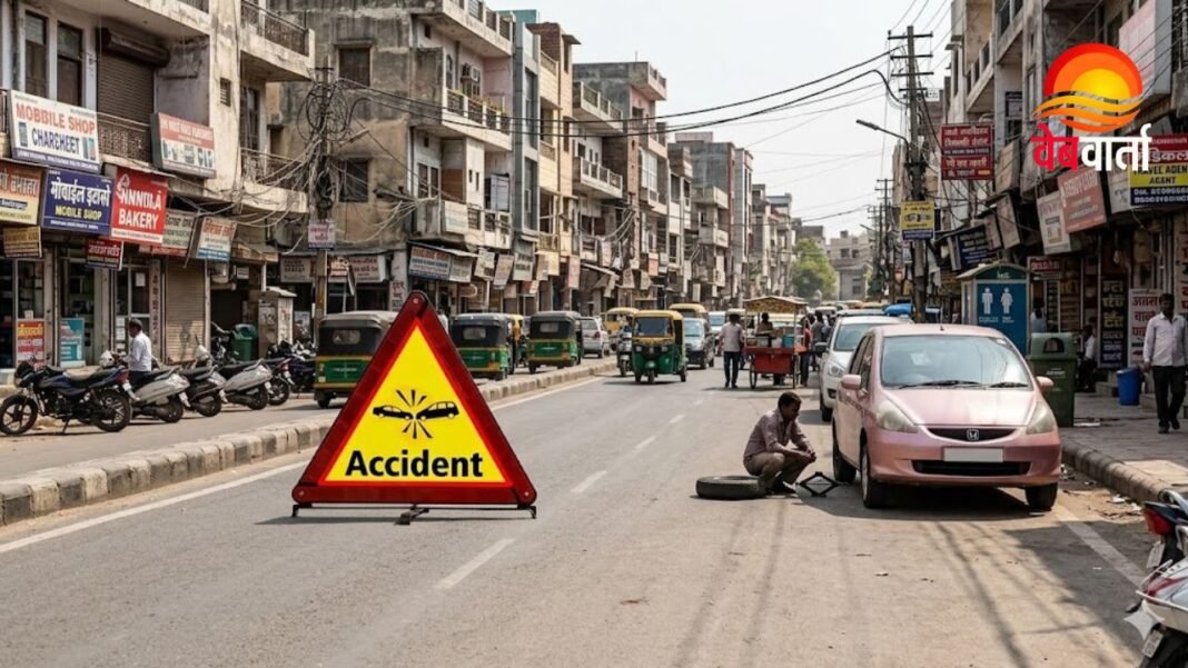 Deoria Road Accident क्रेटा कार दुर्घटना देवरिया