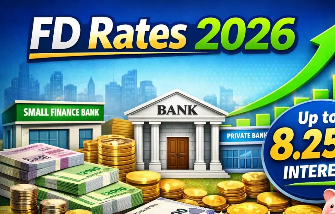 FD Rates 2026 : पैसे से बनाएं पैसा, इन 7 भारत में FD ब्याज दर 2026 की जानकारी