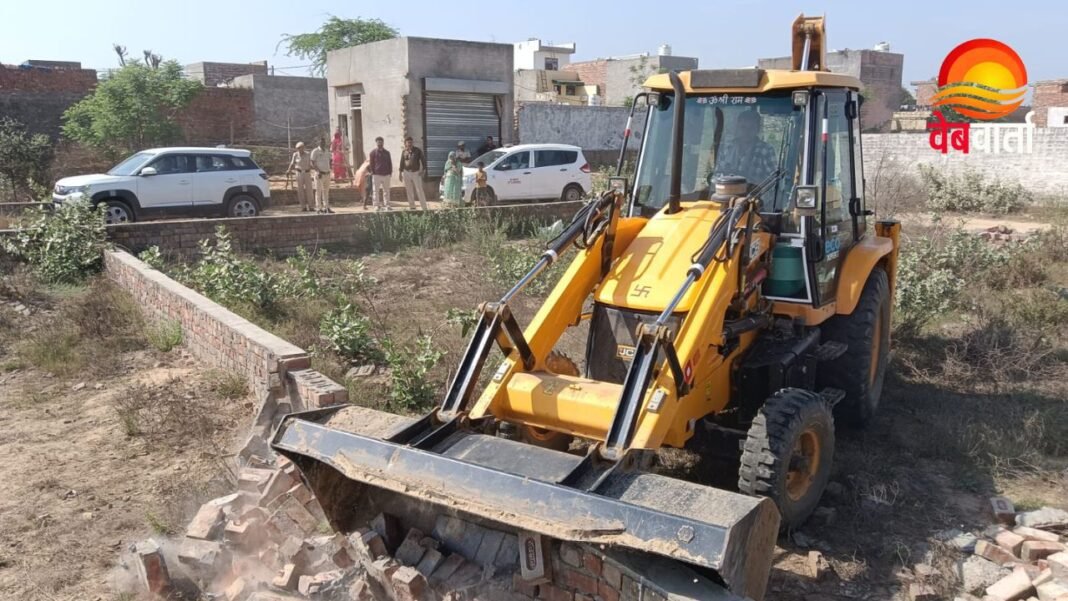 Illegal Colonies Demolished Gohana गोहाना अवैध कॉलोनी कार्रवाई