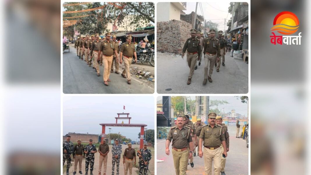 Siddharthnagar Police Alert Eid Ramzan patrol