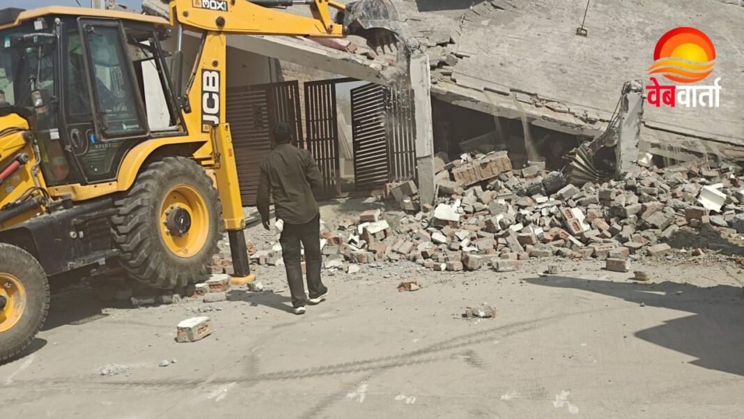 Sonipat Illegal Construction Demolition कुमासपुर खेवड़ा
