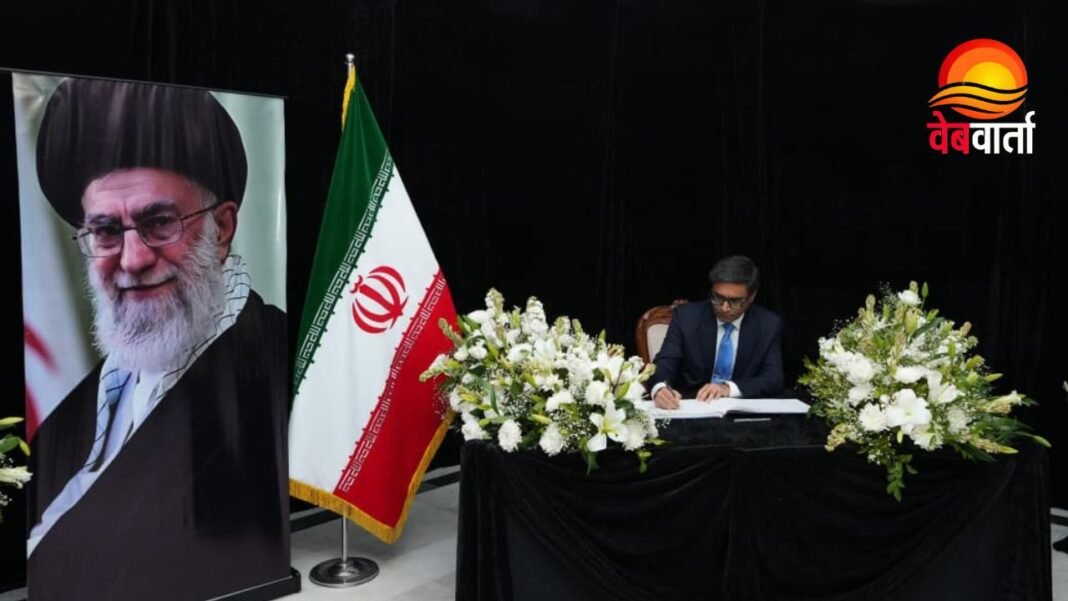 Vikram Misri Iran Embassy Visit after Ayatollah Ali Khamenei death Middle East Crisis
