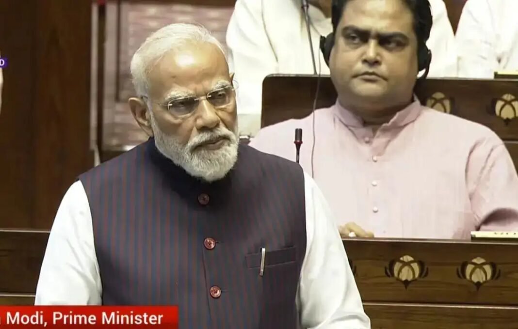 PM Modi Rajya Sabha West Asia Statement