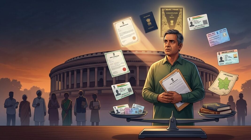 Indian Citizenship Proof Documents भारतीय नागरिकता प्रमाण दस्तावेज़ों पर सौरभ वार्ष्णेय का विचार लेख