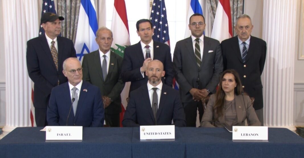Israel Lebanon Framework Deal Signed in Washington1 Israel Lebanon Framework Deal signed in Washington to end Hezbollah conflict