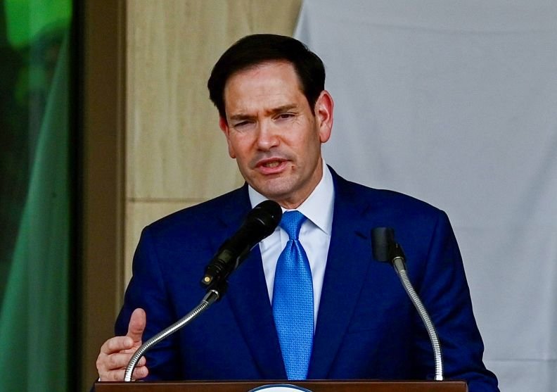 Marco Rubio Addresses Gulf Security During Bahrain Meeting US Secretary of State Marco Rubio speaks during Gulf Cooperation Council meeting in Bahrain