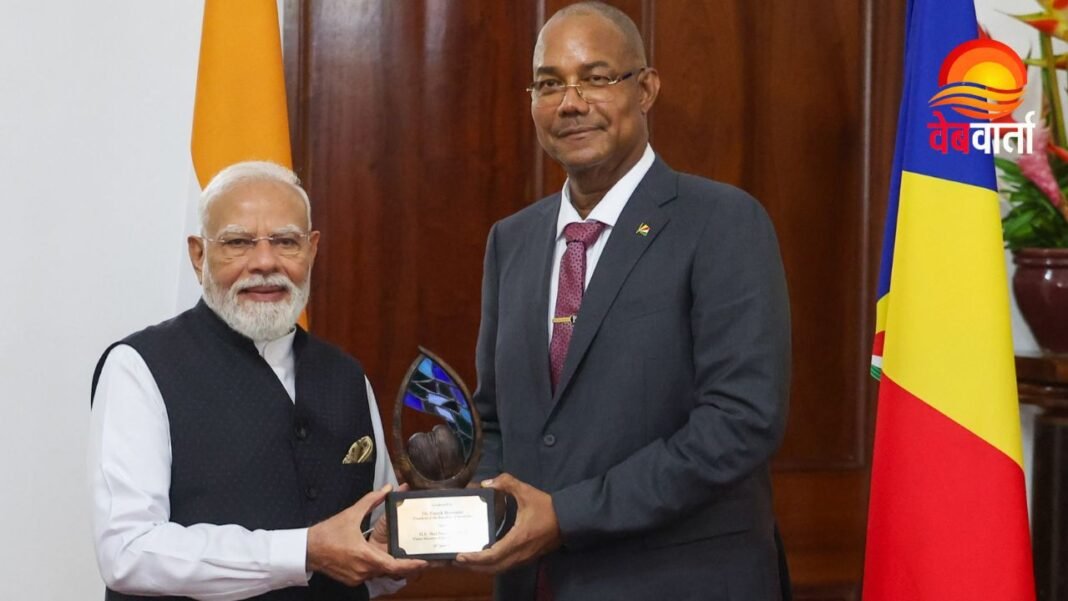PM Modi Seychelles Highest Civilian Award भारत-सेशेल्स संबंध और समुद्री सहयोग पर कांतिलाल मांडोत का विचार लेख