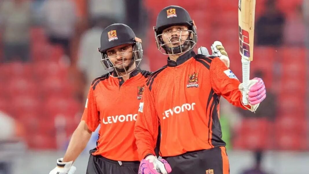 TG20 League Harshit Choudhary Century TG20 League में हर्षित चौधरी ने वारंगल वॉरियर्स के लिए शानदार शतक लगाया
