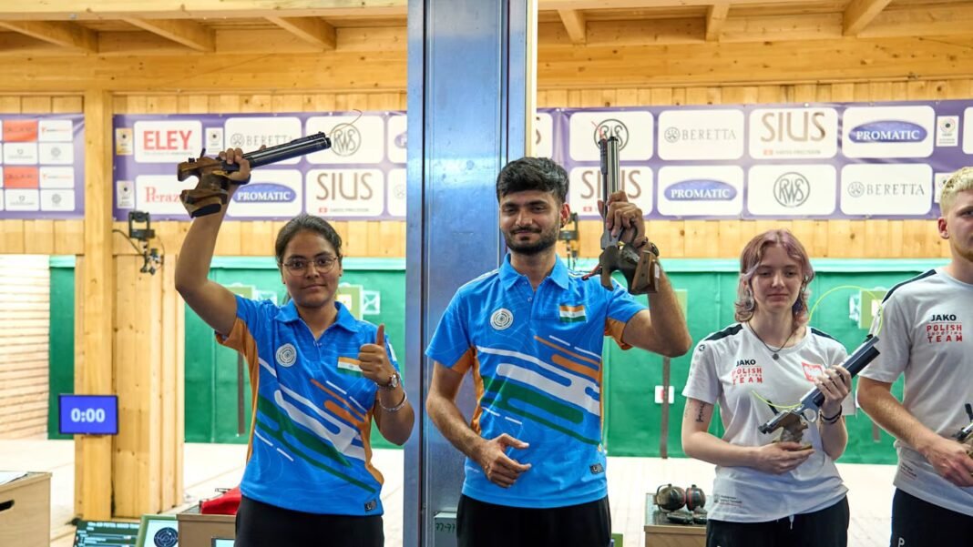 ISSF Junior World Championship India Silver Medal ISSF Junior World Championship 2026 में Vanshika Chaudhary और Shiva Narwal ने India के लिए Silver Medal जीता