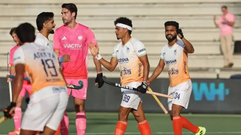 भारतीय पुरुष हॉकी टीम ने विश्व चैंपियन जर्मनी को 3-1 से दी मात