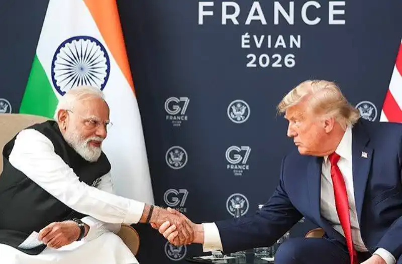 modi-trump-meeting-g7-summit-global-security-trade-talks जी7 सम्मेलन में मोदी-ट्रंप की मुलाकात, भारत-अमेरिका संबंधों को मिली नई मजबूती