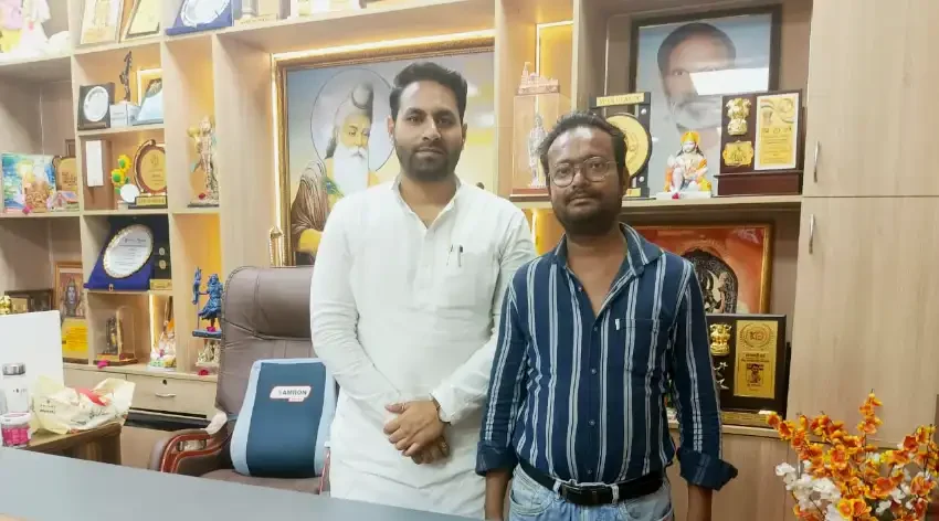 afzan-meets-mla-ravikant-ujjainwal-masjid-wala-road-construction समाजसेवी अफ़ज़ान की विधायक रविकांत उज्जैनवाल से मुलाकात, मस्जिद वाला रोड निर्माण को लेकर सकारात्मक पहल