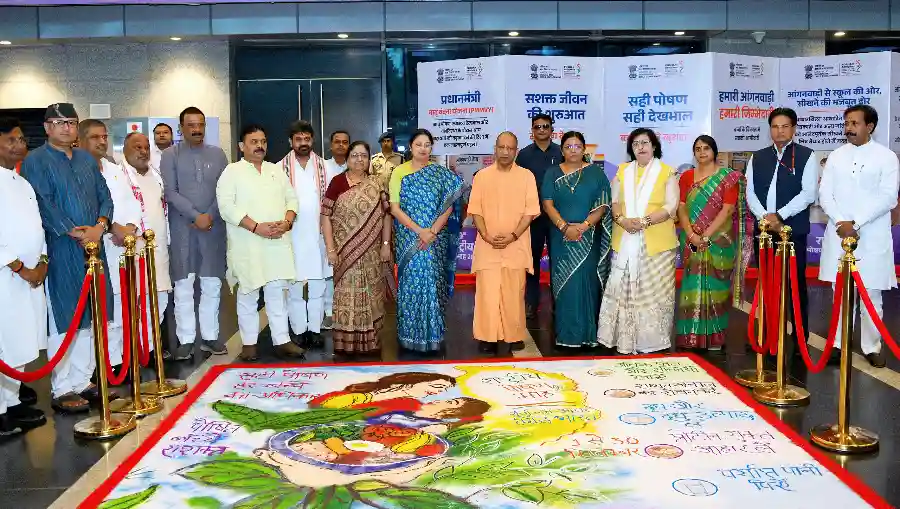 baby-rani-maurya-anganwadi-nutrition-viksit-bharat-varanasi बेबी रानी मौर्य ने कहा- आंगनबाड़ी बहनें बच्चों के पोषण से रखें विकसित भारत की नींव