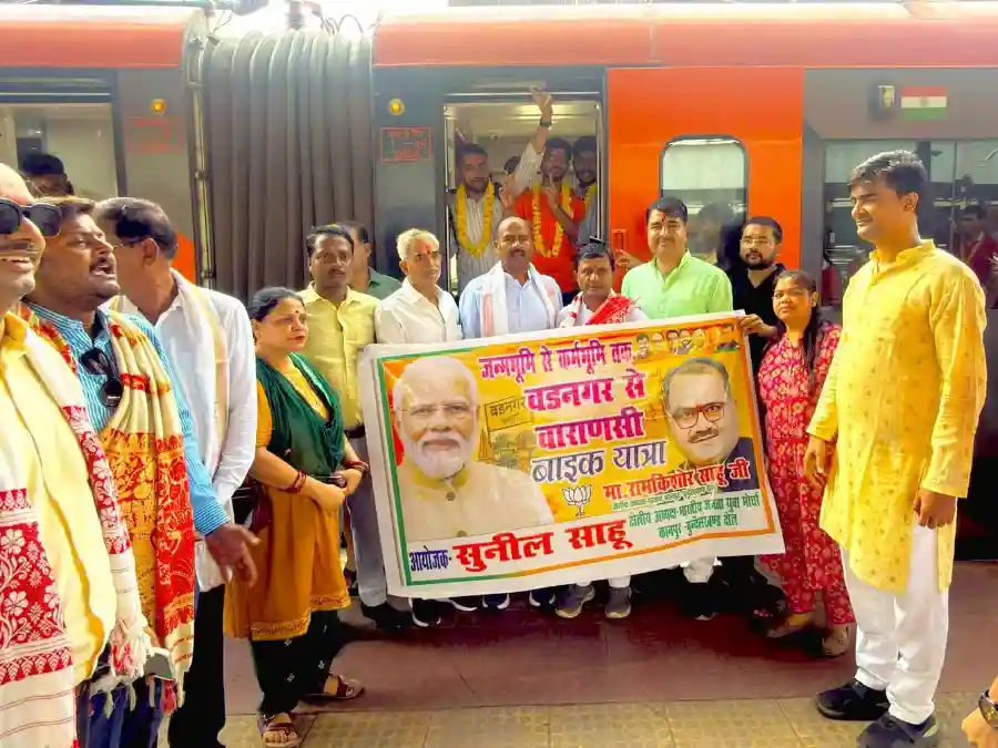 seva-sankalp-bike-yatra-varanasi-to-vadnagar-pm-modi सेवा संकल्प बाइक यात्रा: वाराणसी से वडनगर तक 22 दिवसीय यात्रा
