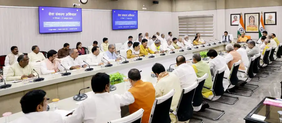 yogi-adityanath-seva-sankalp-abhiyan-meeting-lucknow सेवा संकल्प अभियान को लेकर योगी आदित्यनाथ की बैठक
